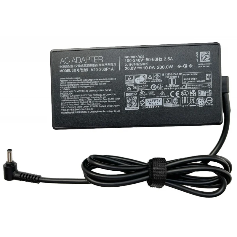 

Зарядное устройство переменного тока CV 20V 10A 200W для ASUS Vivobook Pro 15 OLED Q543 Q543MJ 4,5 мм