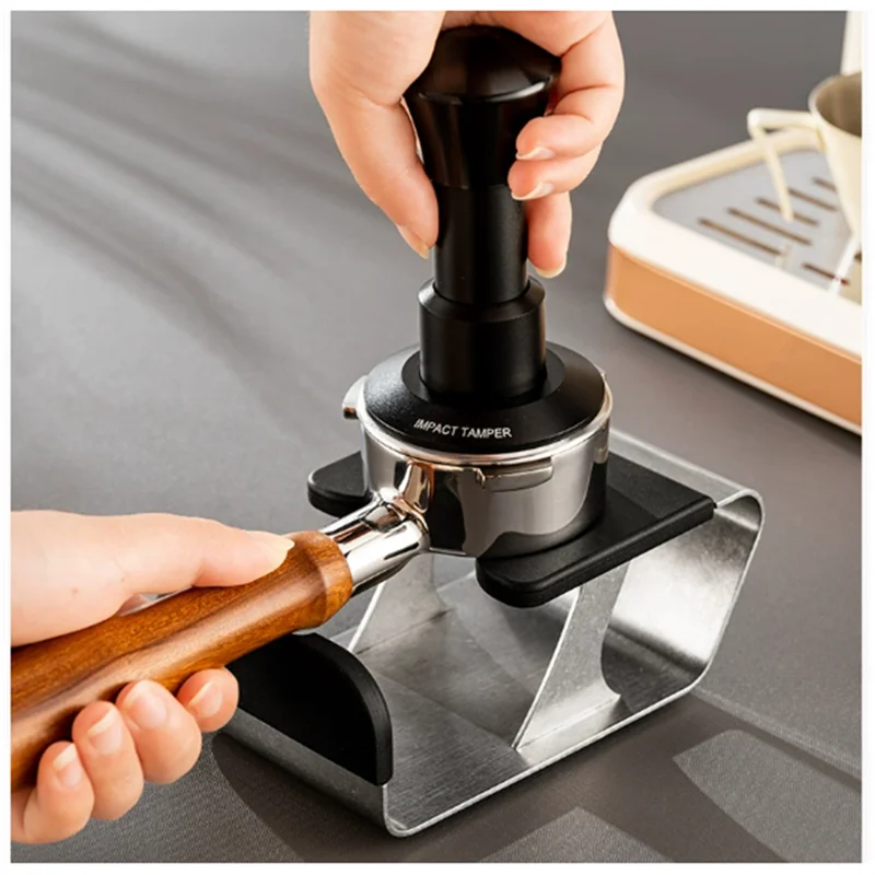 ABCA-Anti-Slip Coffee Portafilter Stand Universal Holder Weighing Bracket Tamper Support