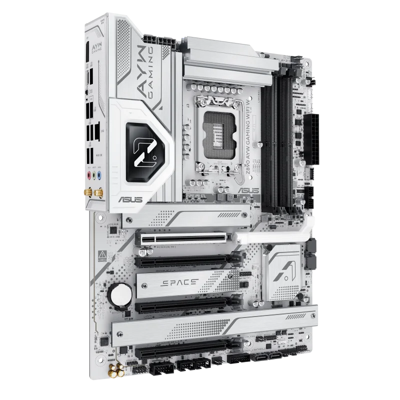 ASUS Z890 AYW Gaming WiFi W ATX Z890 Motherboard, Intel Core Ultra Series 2 Ready 4 X DIMM Slots Max 192GB DDR5  PCIE 5.0 DDR5 S