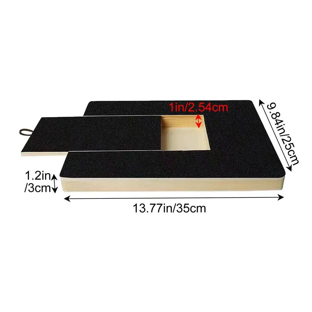 Hond Nagel Krasbord Nagel Trim Pad Uittrekbare Houten Huisdier Krabplank Speelgoed Ingebouwde Traktatiedoos Hond Schuurpapier Board Scratcher