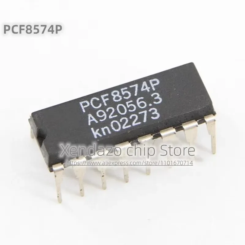 5pcs/lot PCF8574P PCF8574AP PCF8574 DIP-16 package Extender 8-bit Original genuine logic chip