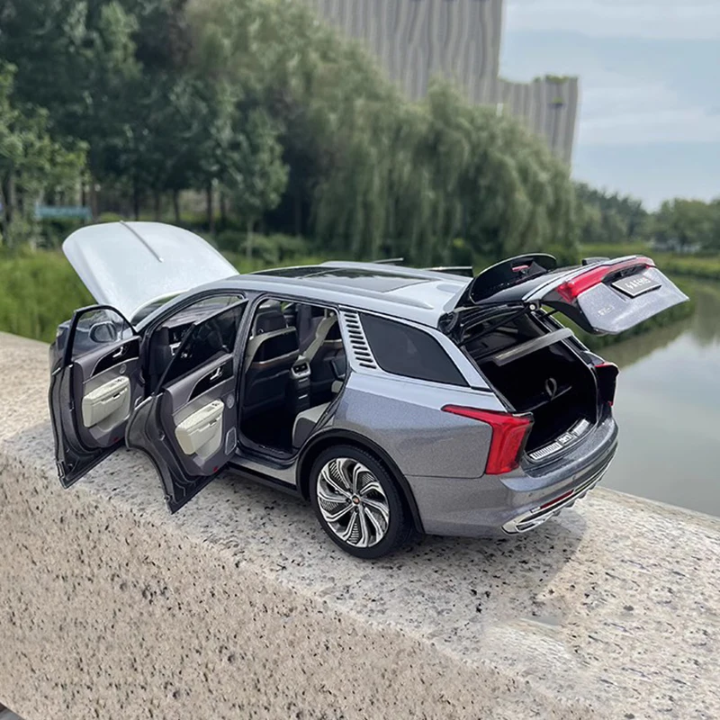 Century Dragon Hongqi E-HS9 off-road vehicle SUV 1:18 alloy simulation car model Hongqi EHS9 model