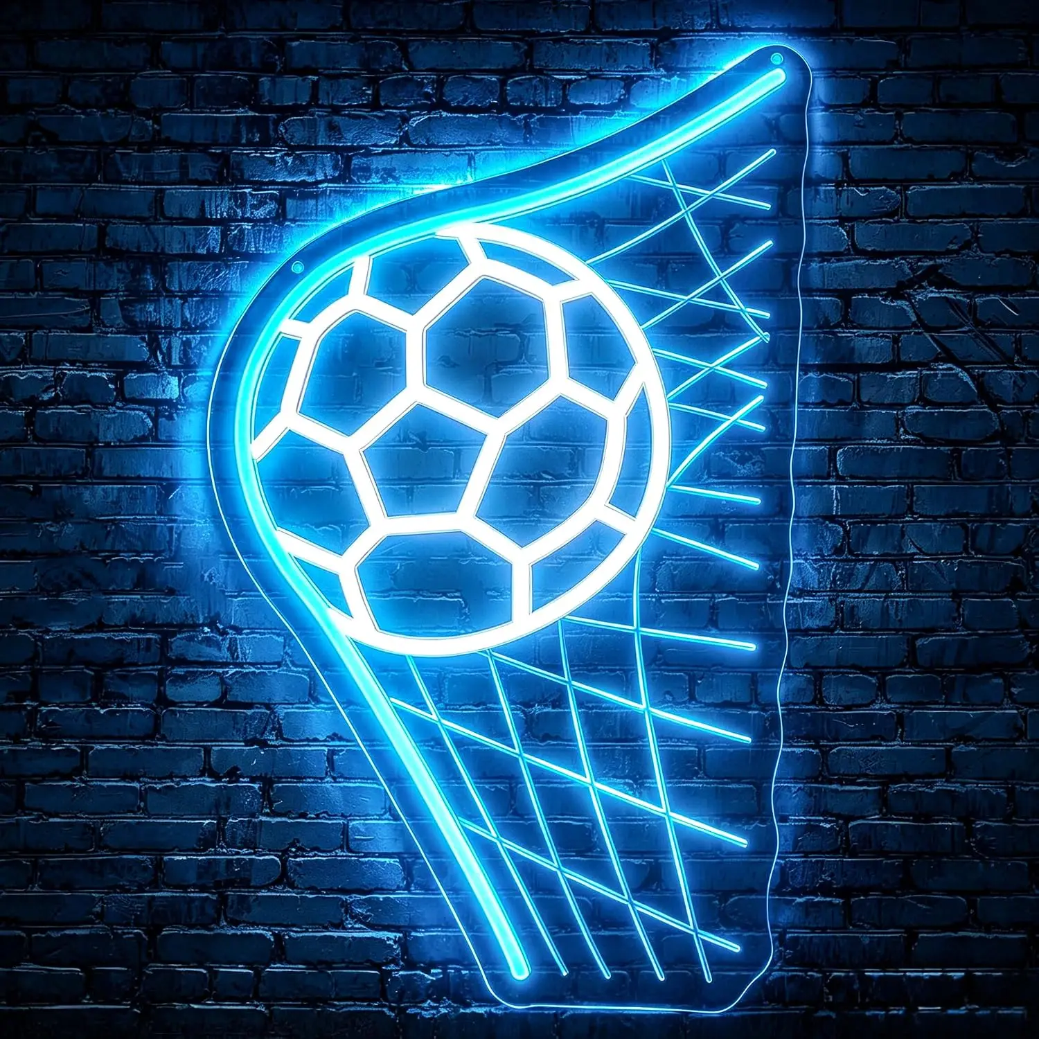 -サッカーledネオンサインusbウォールライト、ゲームルーム、スポーツバー、フットボールクラブ、ティーンボーイズの寝室、スポーツをテーマにした装飾、誕生日プレゼントに