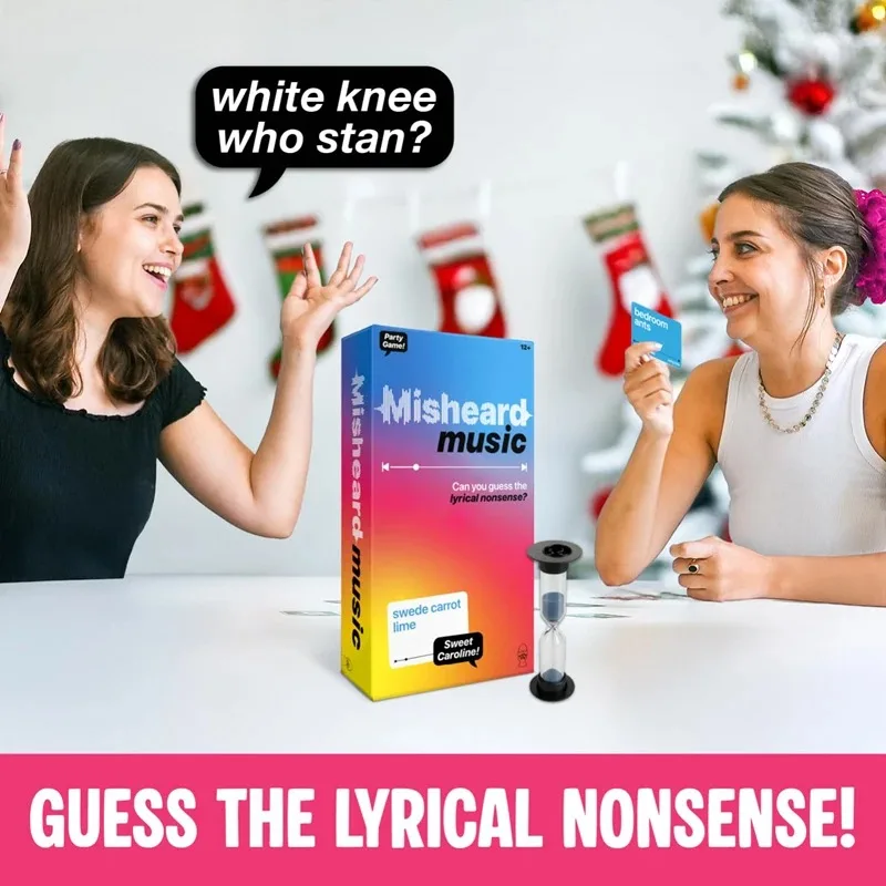 

Family Card Games Hilarious Music Games Cards Misheard Music Games Uess/ The Song Or Artist With 500 Lyrical Nonsense Cards