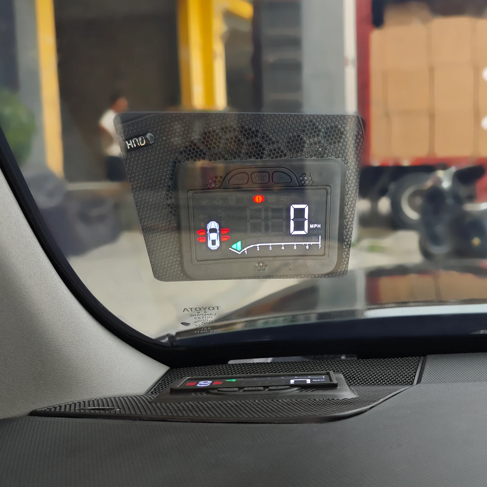 HUD Head-Up Display Holder with Windshield Projector & Auto Overspeed Warning for Toyota 4Runner 2018-2022 LHD