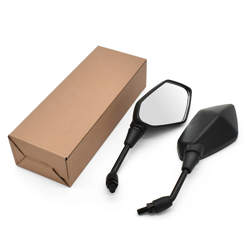 Качественное боковое зеркало для мотоцикла из углеродного волокна, белые стеклянные зеркала заднего вида для BMW S1000R S1000 Benelli be300 be600 tnt/be 300 600