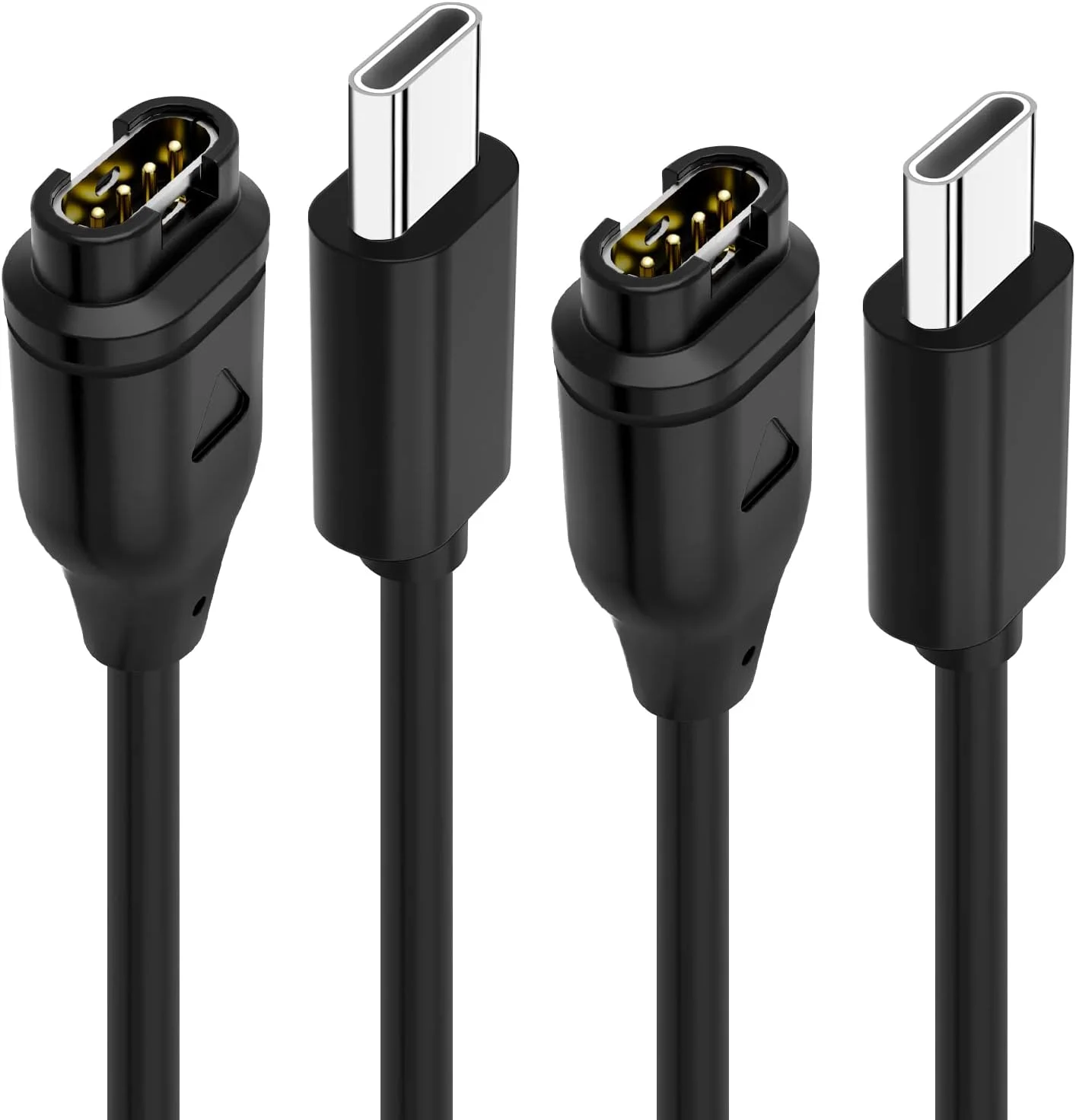 2-Pack Replacement Charger for Garmin Instinct 2 2S 2X Garmin Venu 3 2 Plus 2S Sq USB-C Smartwatch Charger Charging Cable