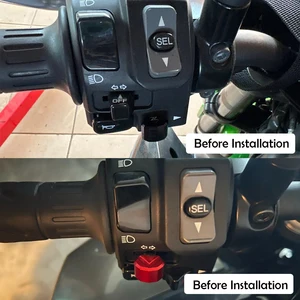 Motorradschalter Keycap -Taste, Schaltsignal für SYM CRUISYM GTS 300 GTS 300i Joymax Z 125 250 300 Maxsym 400i TL500 TL508 8 Hauptverkaufssym GTS -Teile 125 - №5