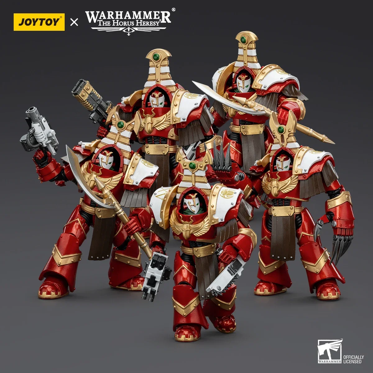 JOYTOY Warhammer Horus Thousand Sons Sekhmet Terminator Cabal 5 Person Team1:18 أرقام نماذج الألعاب ألعاب Mecha [INStock]