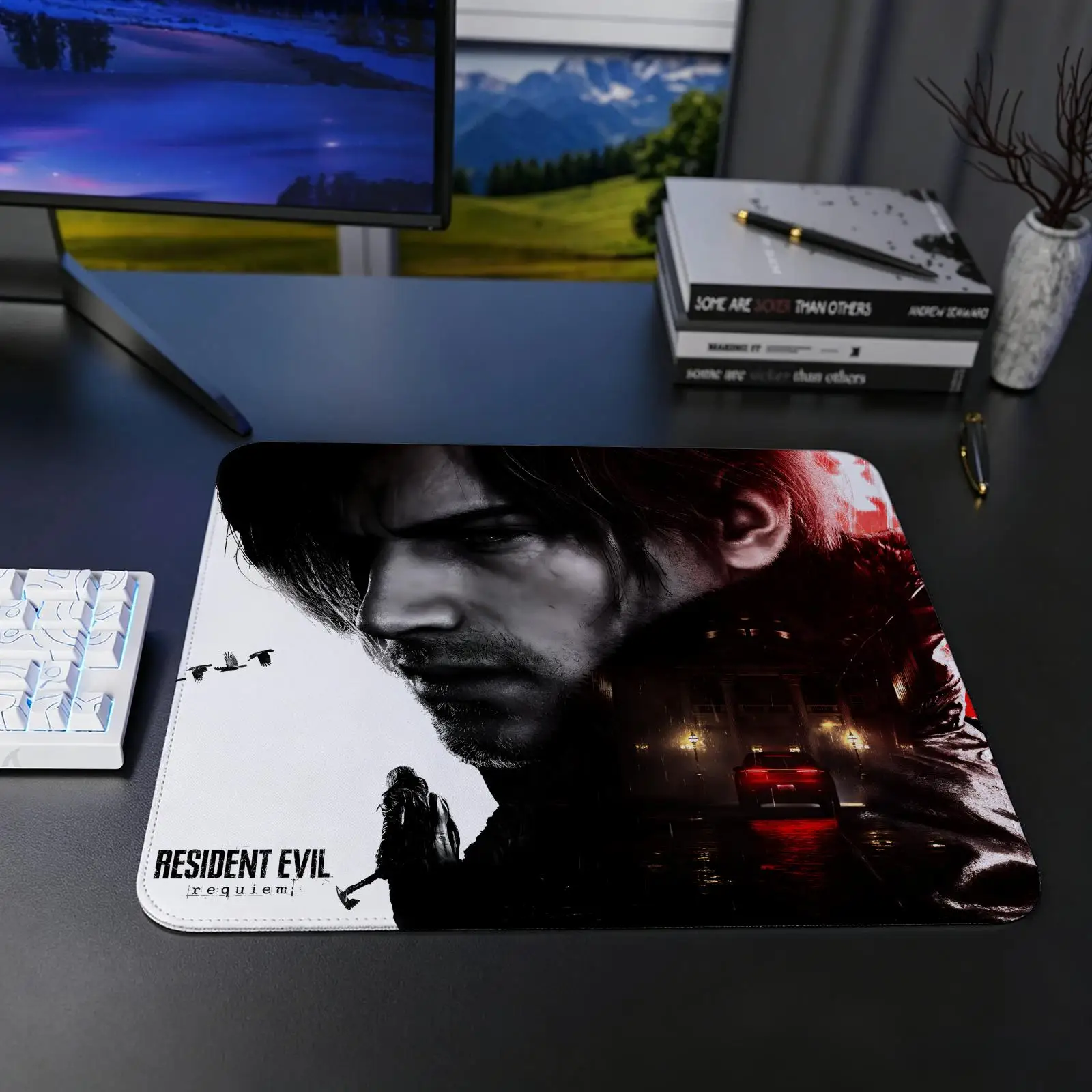 Resident Evil Mouse Pad Regular gaming mouse pad S/M/L size Office mouse pad Laptop desk mat Stitched edge mouse pad