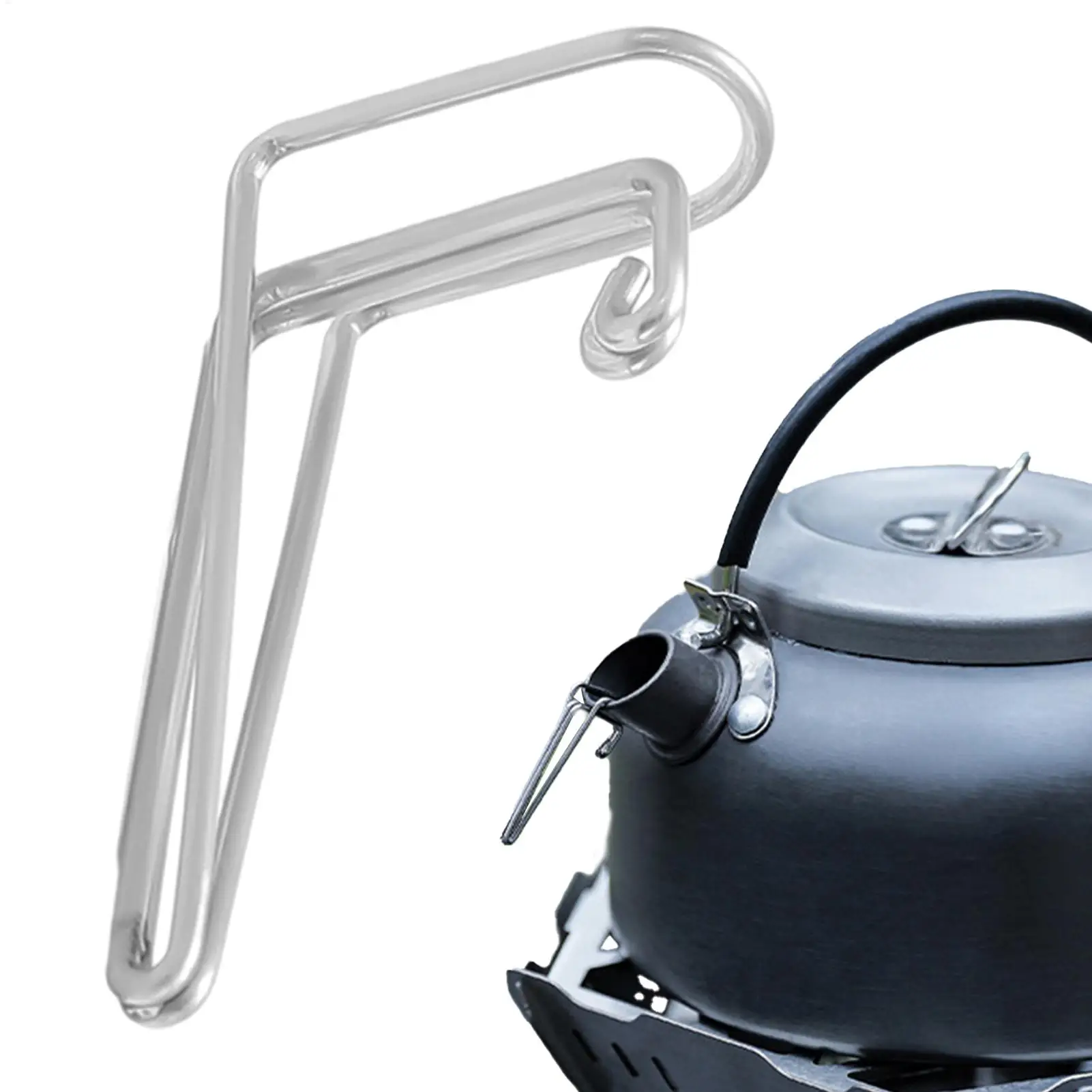 1pcs Coffee Spout Control Fitting Directs Stainless Steel Camping Drip Coffee Spout Accessories For Hiking Backpacking Travel
