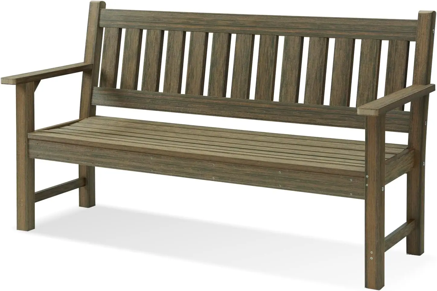 Outdoor Bench, 3-Person Garden Bench, Poly Lumber Patio Bench for Outdoors, Porch  outdoor bench