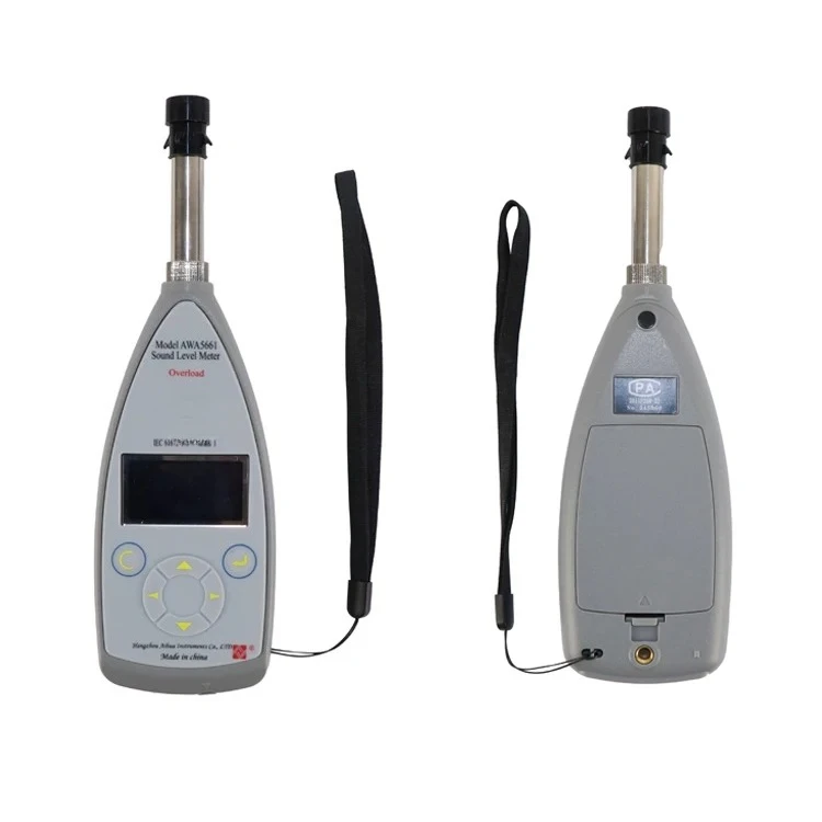 AWA5661-2 Digital Decibel Meter Reader and Sound Level Meter Type 1 with Calibration Certificate 25-140dB 1.5 Year Warranty