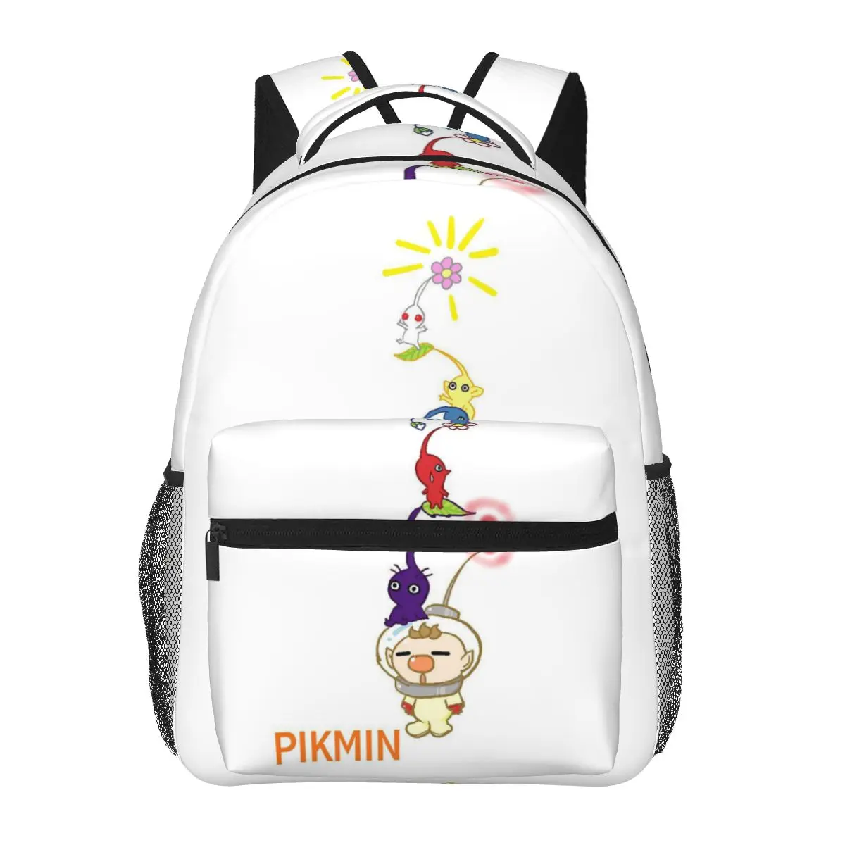 

Рюкзаки с персонажами Pikmin для мальчиков и девочек, сумка для книг, школьные сумки для студентов, детский рюкзак с героями мультфильмов, сумка на плечо большой вместимости