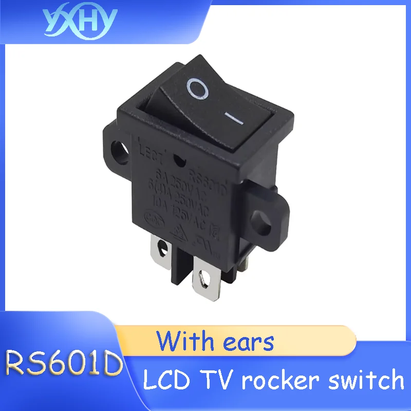 

RS601D LCD TV boat-shaped rocker power button with ear key switch KCD1-104
