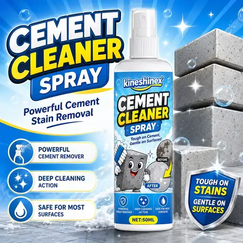 Cement Cleaner Spray – Powerful Cement Stain Remover, Deep Cleaning, Safe on Most Surfaces, 50ml