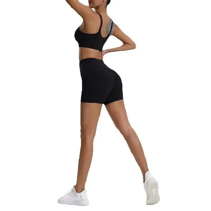 

Super Soft Fabrics 2 Pcs Sports Set Women Gym Set Female Sports Bra Workout Yoga Set Running Tracksuit High Waist Leggings Women