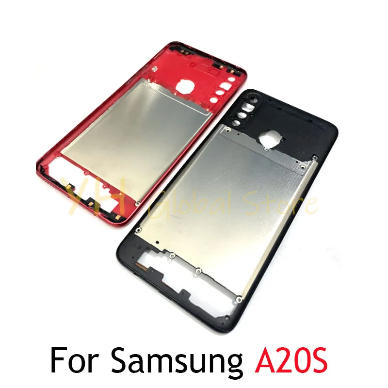 For Samsung Galaxy A20S A207F A207 Middle Frame Bezel Plate Housing Bezel Repair Parts