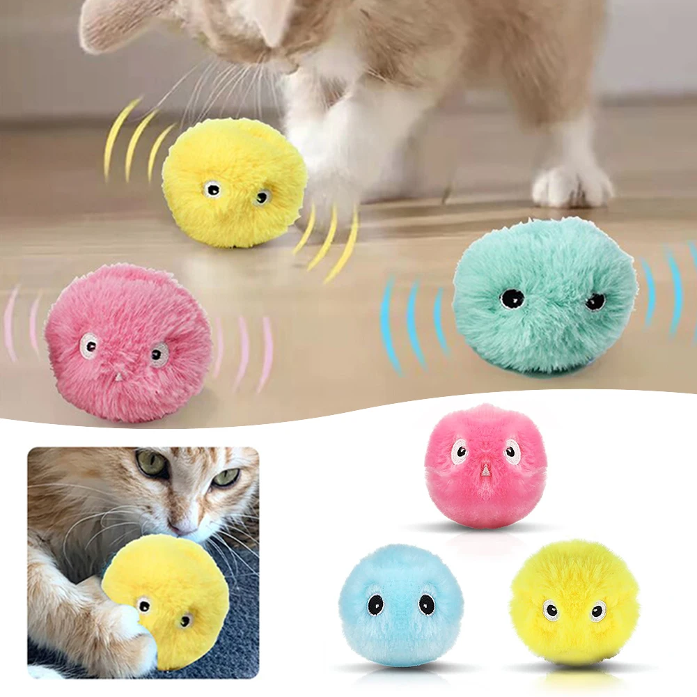 

Soft Pet Plush Sounding Ball Toy For Cat Multi-Purpose Cat Plaything For Small Medium Large Cat