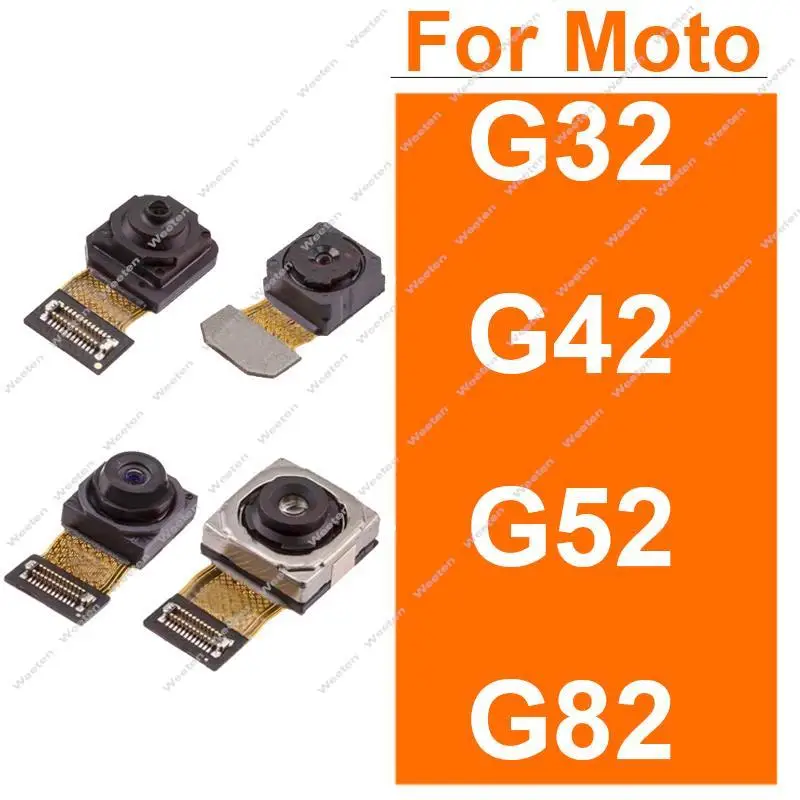 Back Front Camera Flex Cable For Motorola MOTO G32 G42 G52 G82 Front Facing Selfie Rear Main Camera Flex Cable eplacment