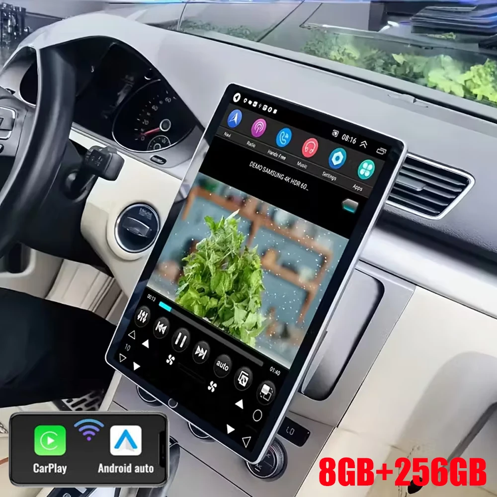 Double 2 DIN Automatic Rotatable 10
