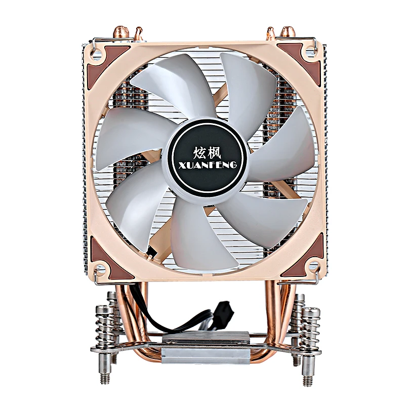XUANFENG Computer Cooler Processor Air Cooling 4 Heat Pipe 90mm 4 pin/PWM CPU Fan Compatible LGA 2011 2066 x99 E5 1200 115x 1700