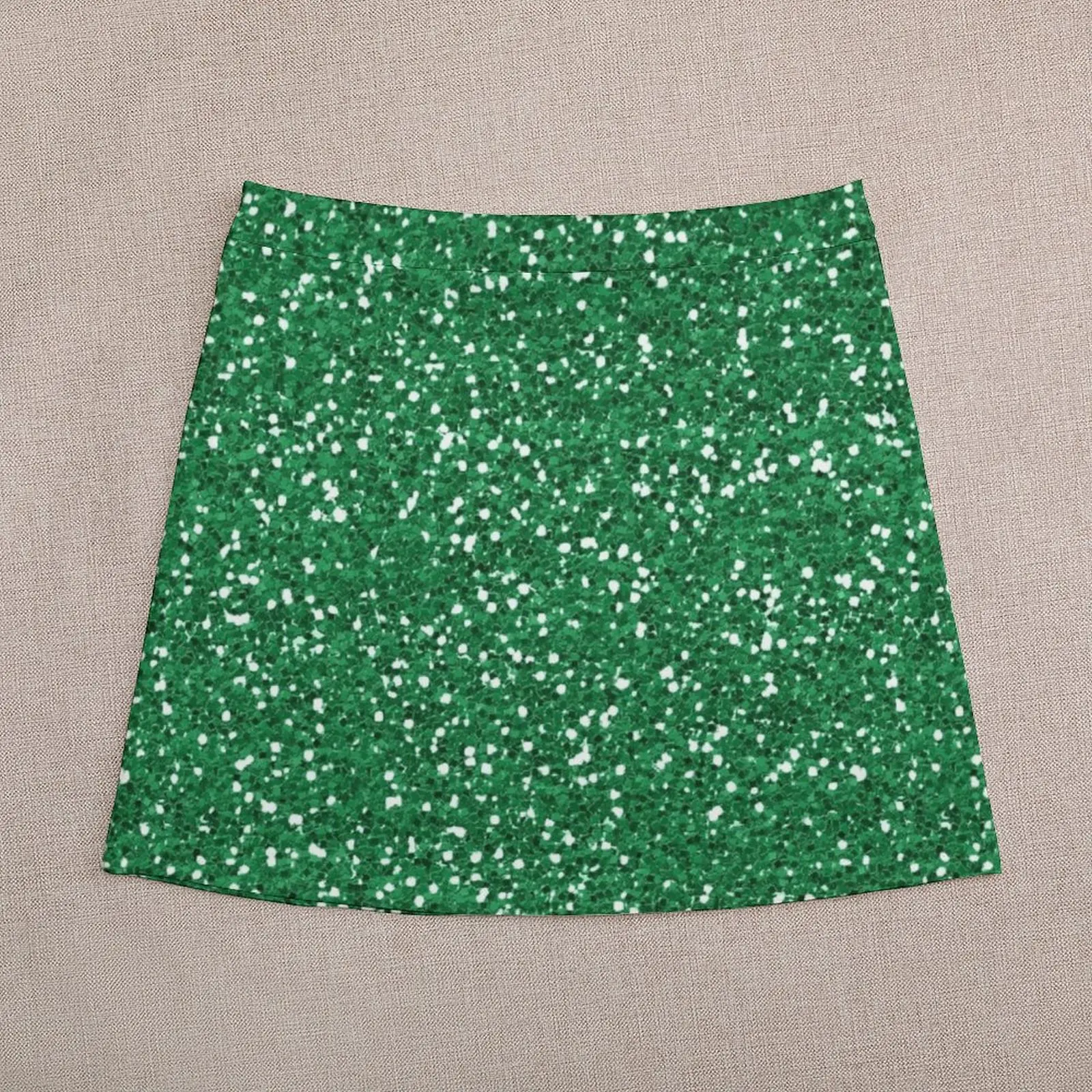 Green Glitter Mini Skirt Short skirt woman Miniskirt elegant skirts for women