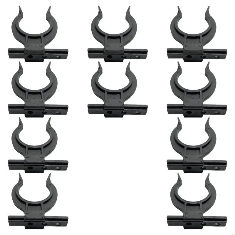 

Y51B 10pcs Kitchen Kickboard Attachment Clip Strong Plastic Supports Without Screws for 32 42mm Cabinet Feet Home Use