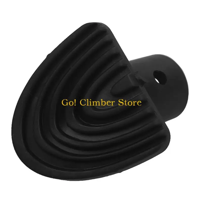 Q84C Golf Bag Maintenance Replacement Base Pads, 4 Black Rubber Leg Caps for Stand Contact Points, Routine Practice Bag Care