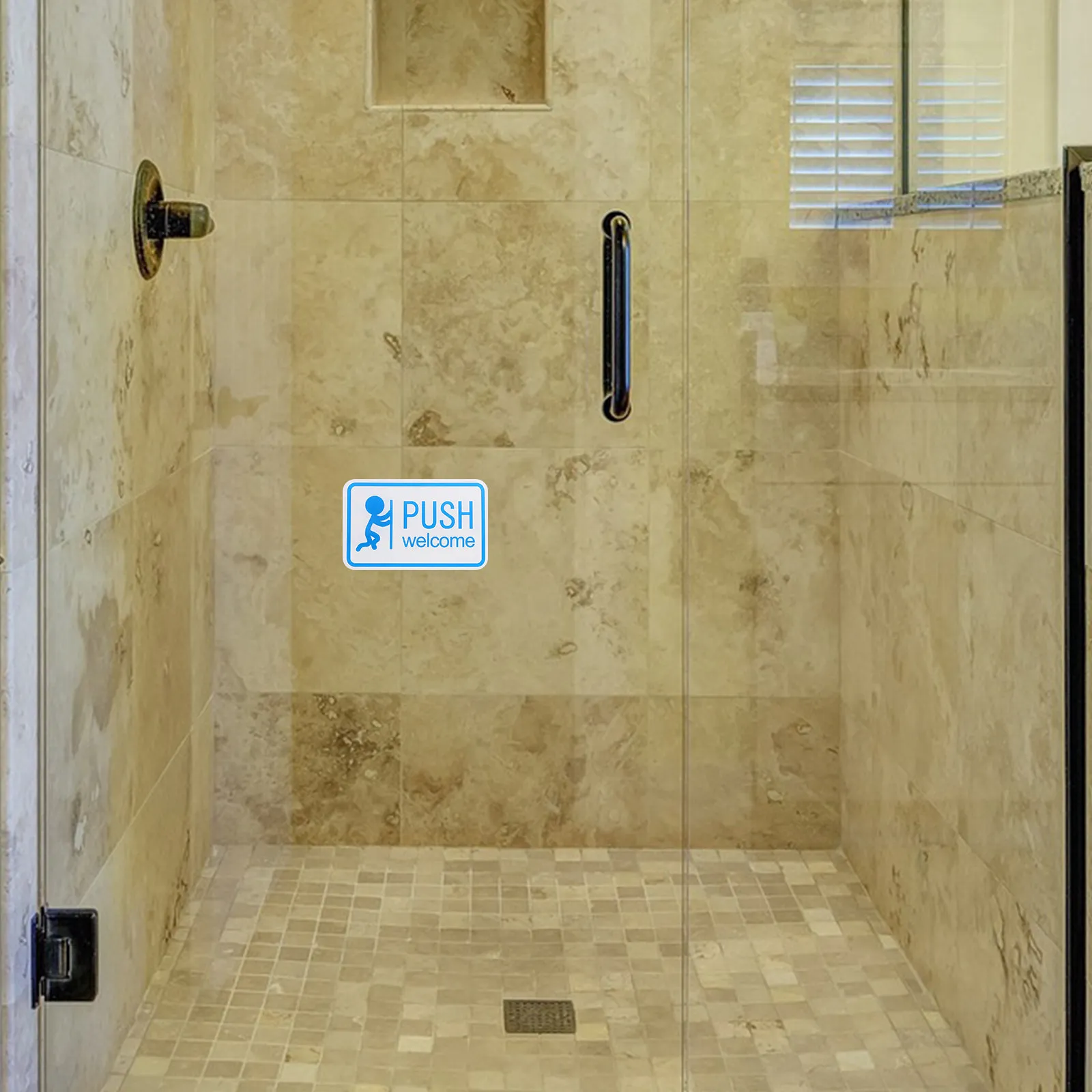 

Набор акриловых табличек «Нажмите-откройте» для дверей, легко крепятся на стеклянные двери, лучше подходят для ваших нужд, подходят для различных мест.