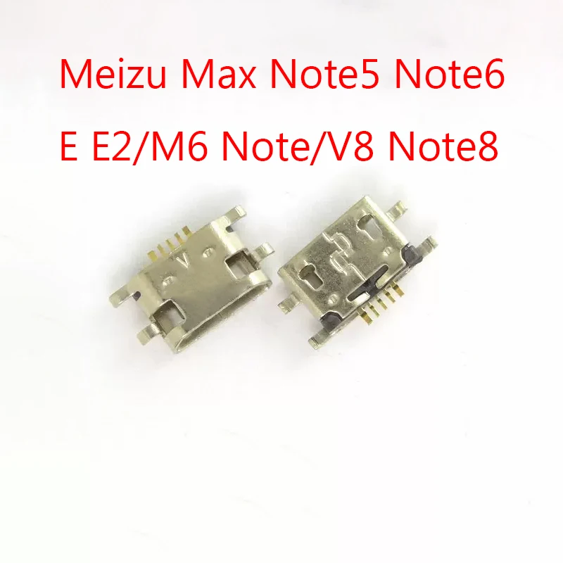 Conector de doca de carregamento USB para Xiaomi 5 Plus, Redmi 5 Plus, Meizu Mei Zu M6 Note, No Blue 6, Lenovo K5 Note, 10pcs