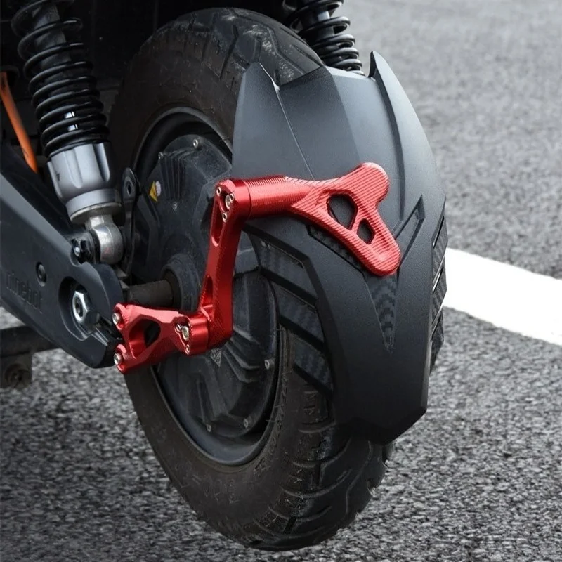 Motorcycle Rear Mudguard Universal Adjustable Premium Carbon Fiber Pattern for E-Bike NIU Yamaha Mt Honda Msx Mud Guard Mudguard