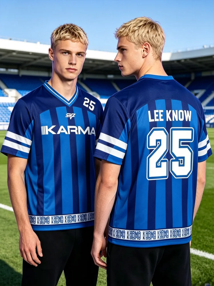 2026 Karma Album Fans Sports Jersey Felix Bangchan Street-wear Casual Sport Short Sleeve Men's Clothing T-Shirt Family Kids Tees