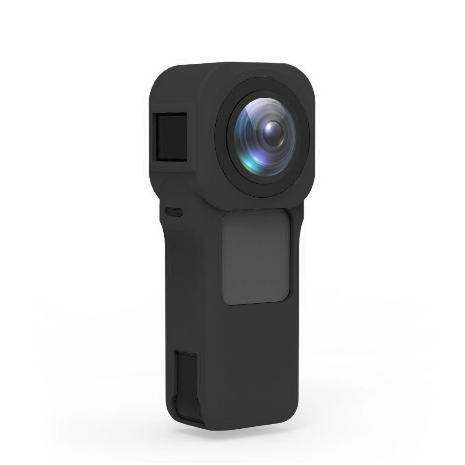 Силиконовый защитный чехол PULUZ с крышкой объектива для Insta360 One RS 1-Inch 360 Edition