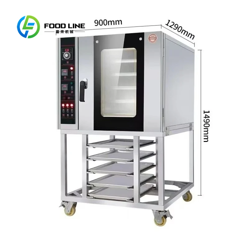 Customized size Bakery Commercial Bread Oven Digitally Controlled Convection Oven with Baking Shelf