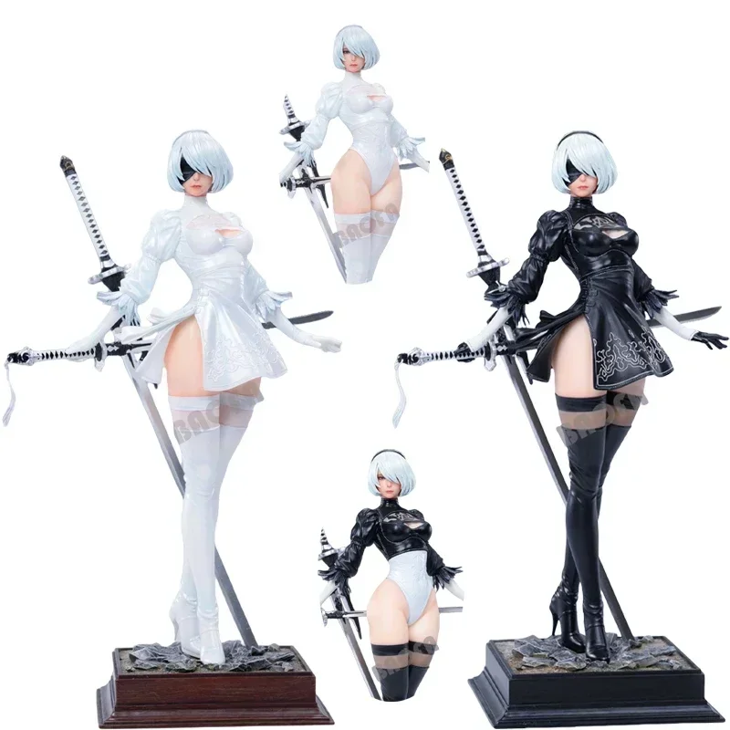 27cm NieR:Automata 2B Sexy Anime Girl Figure GK YoRHa No.2 Type B Action Figure NieR YoRHa 2A Figurine Collectible Model Toys