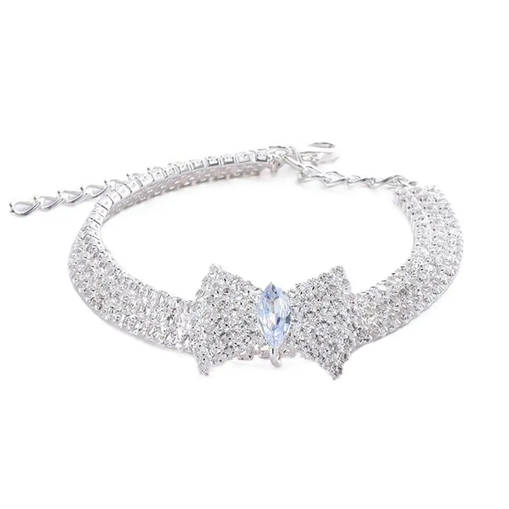 

Diamante With Bling Dog Choker Pendant For Cat and Dog Jewelry Cat Jewelry Dog Necklace Pet Supplies Pet Collar