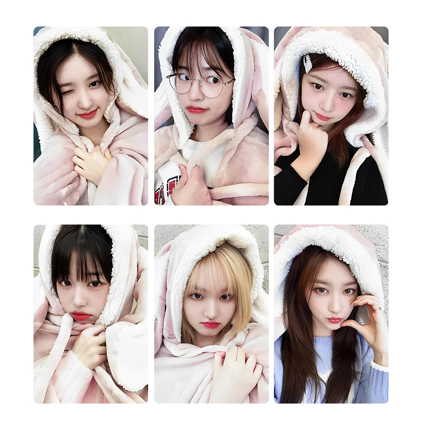 1VE Girl Group 1VE MINE 1st EP Ms Bonus Bunny Cape Little Card Yujin Gaeul Wonyoung LIZ Rei Leeseo Little Card