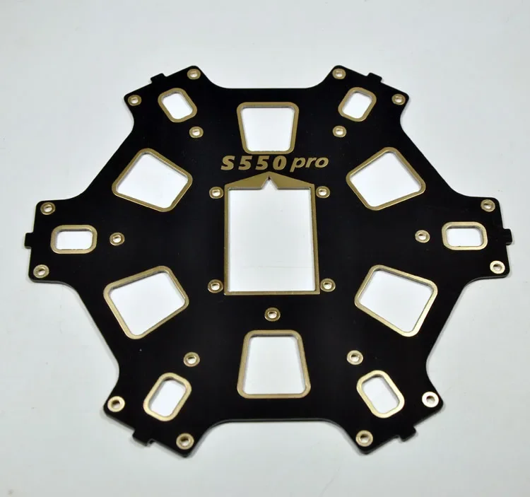 HMF – cadre de quadrirotor S550, plaque centrale PCB, plateau supérieur/inférieur