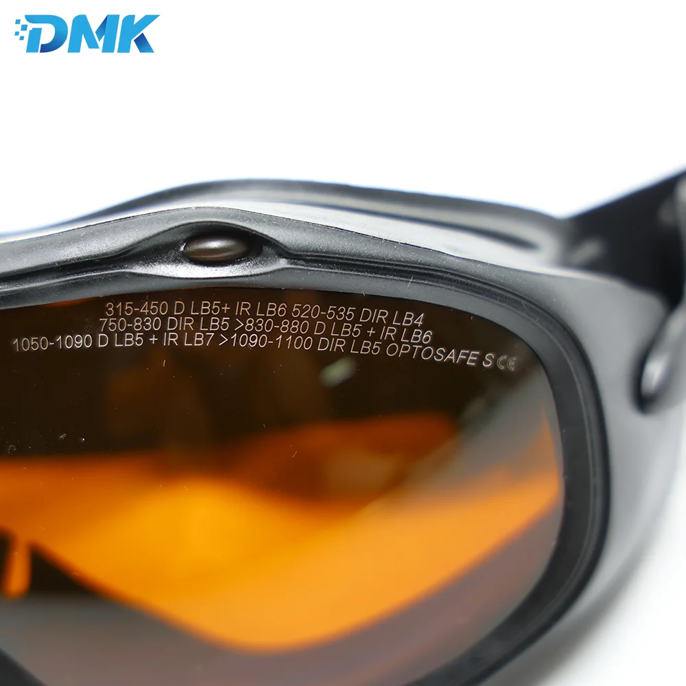 DMK Laser Protective Glasses OD8+ Protect Spectacles Welding Goggles 800-1100nm High Light Transmittance Laser Cutting Cleaning