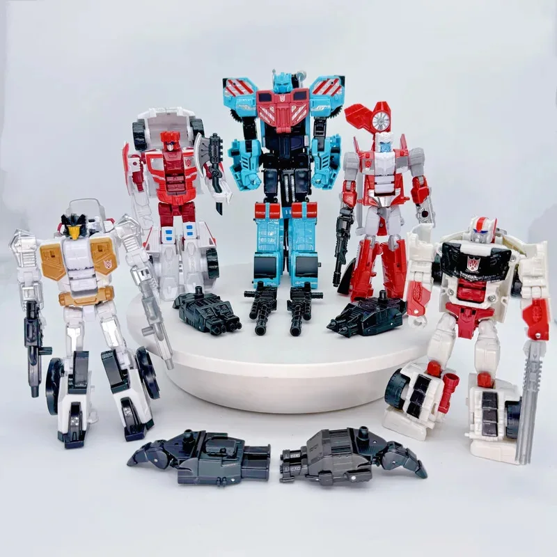 

Игрушки-трансформеры HZX Defensor IDW 5 в 1, наборы без коробки, экшн-фигурки, игрушки, робот KO, подарок для мальчиков