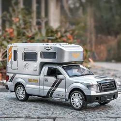 1:32 Ford F150 RV Pickup Truck Alloy Model Car Toy Diecasts Metal Casting Sound and Light Car Toys For Children Vehicle