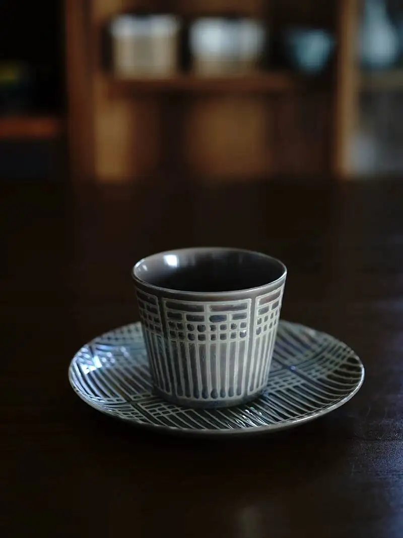 In-Stock Japanese Imported Mino Ware Pearl Iridescent Coffee And Tea Cup Housewarming Gift Set