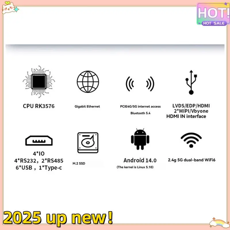 

Classy-Rk3576 Android14 Motherboard Face Recognition Video Encoder Solution Development Board Industrial Control Motherboard