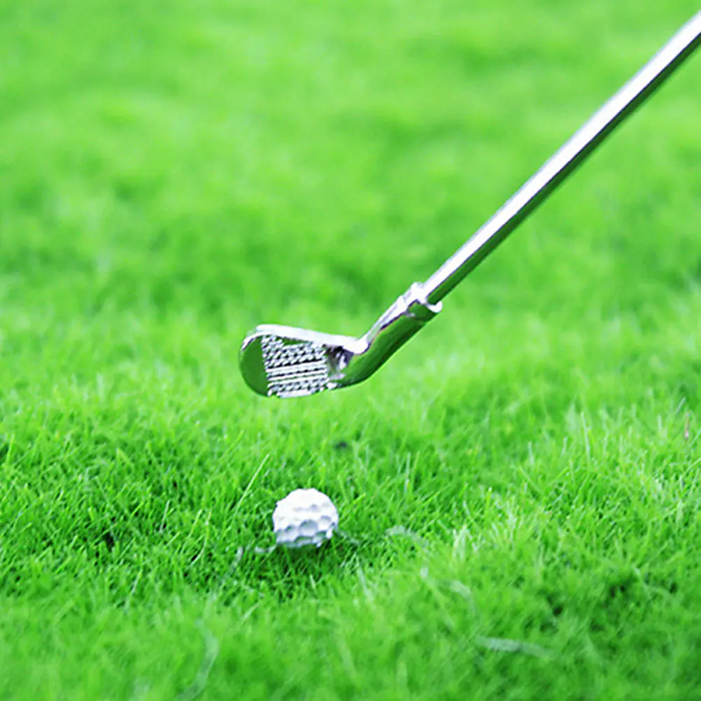 1 conjunto de simulação mini conjunto de golfe forte resistente ao desgaste leve portátil desenvolvimento cognitivo das crianças ferramenta jogo decoração casa