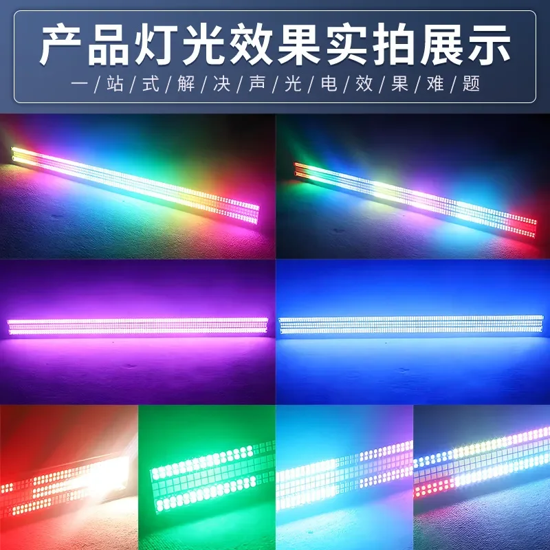 Full Color LED Pixel Strip Light DMX Strobe Marquee for Bar Live Room Outdoor Scenic Area Cultural Tourism Decoration DMX