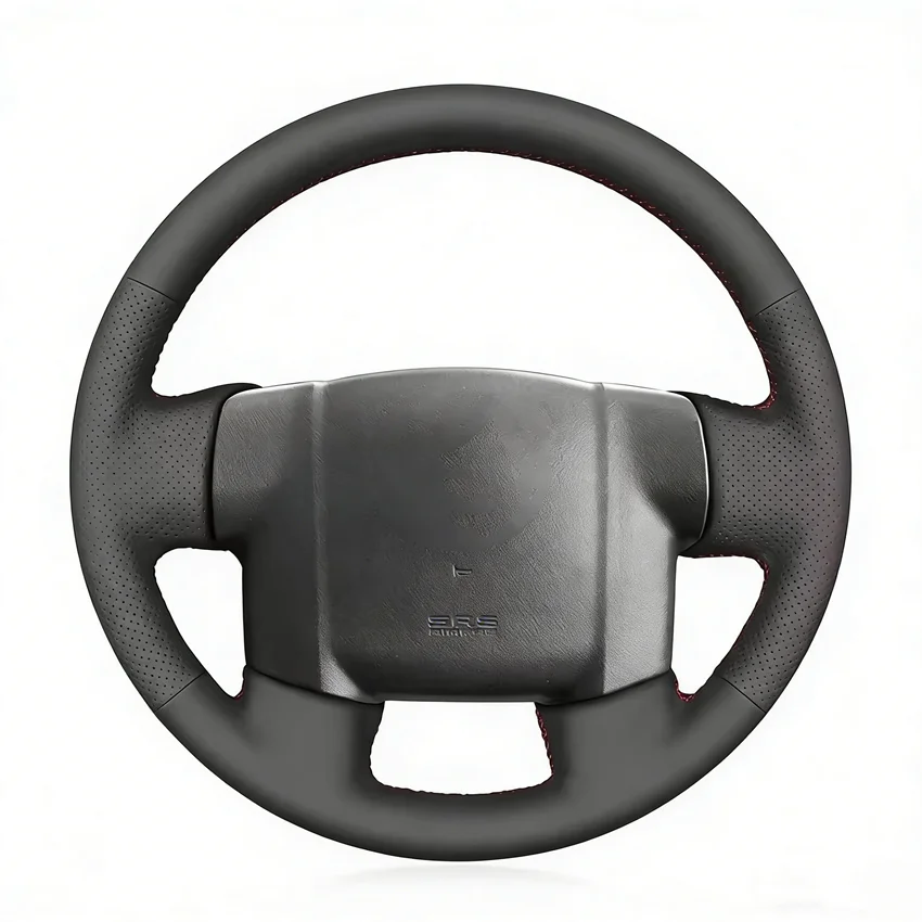 

DIY Hand Sew Black Leather Car Steering Wheel Cover for Isuzu D-MAX 2007 2008 2009 2010 2011 Rodeo 2010-2011