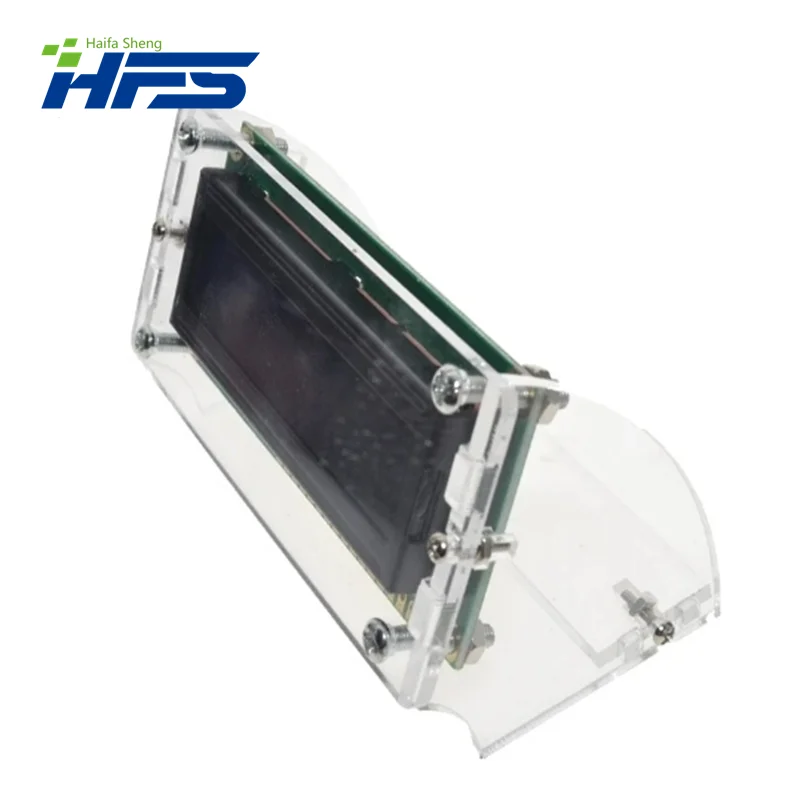 Transparent Acrylic Shell for LCD1602 LCD Screen with Screw/Nut LCD1602 Shell Case holder (no with 1602 LCD)