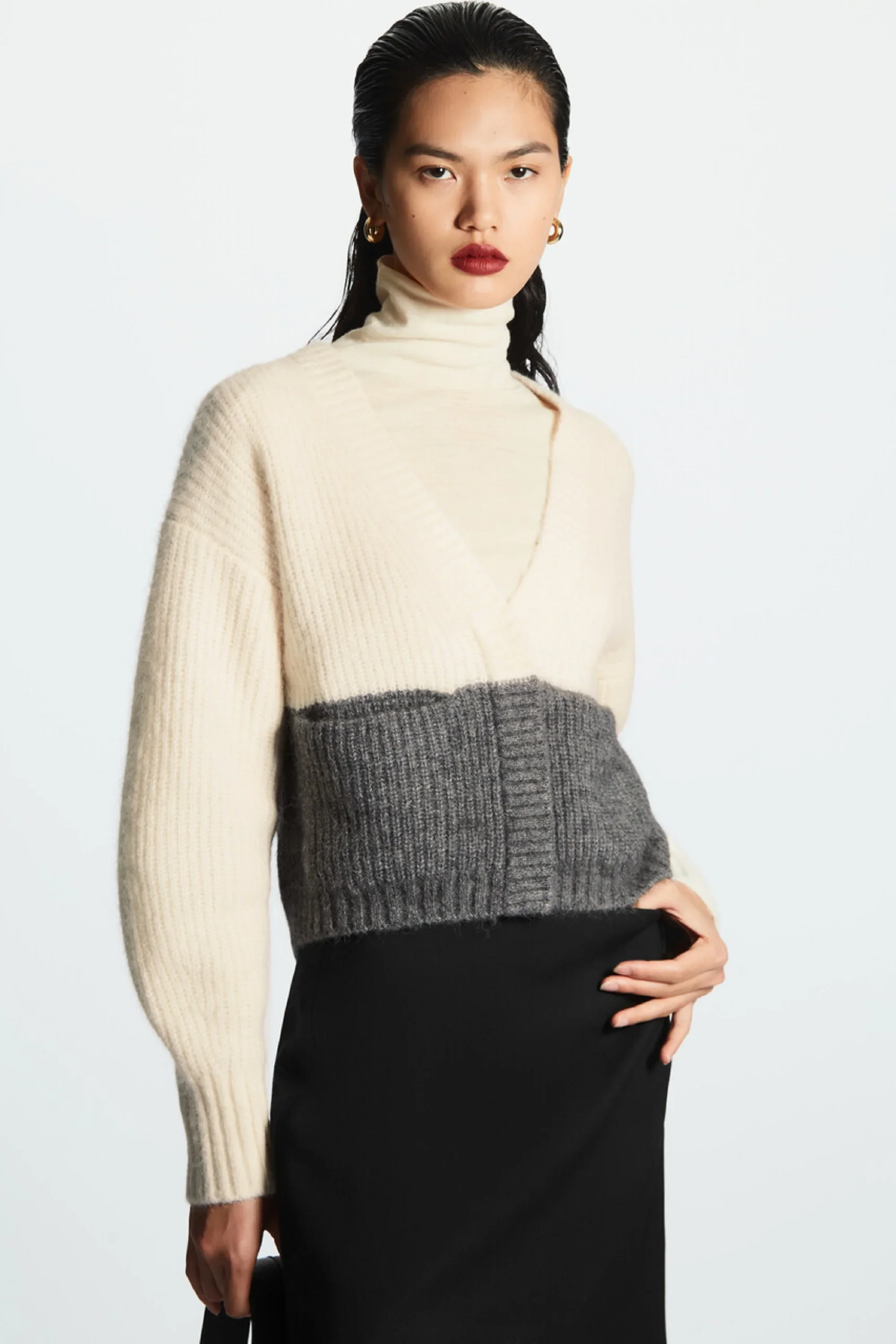 XIMIAN APPAREL 2026 YAZHIMEI spring new style of Women's casual standard pattern patterned jacquard wool blend cardigan