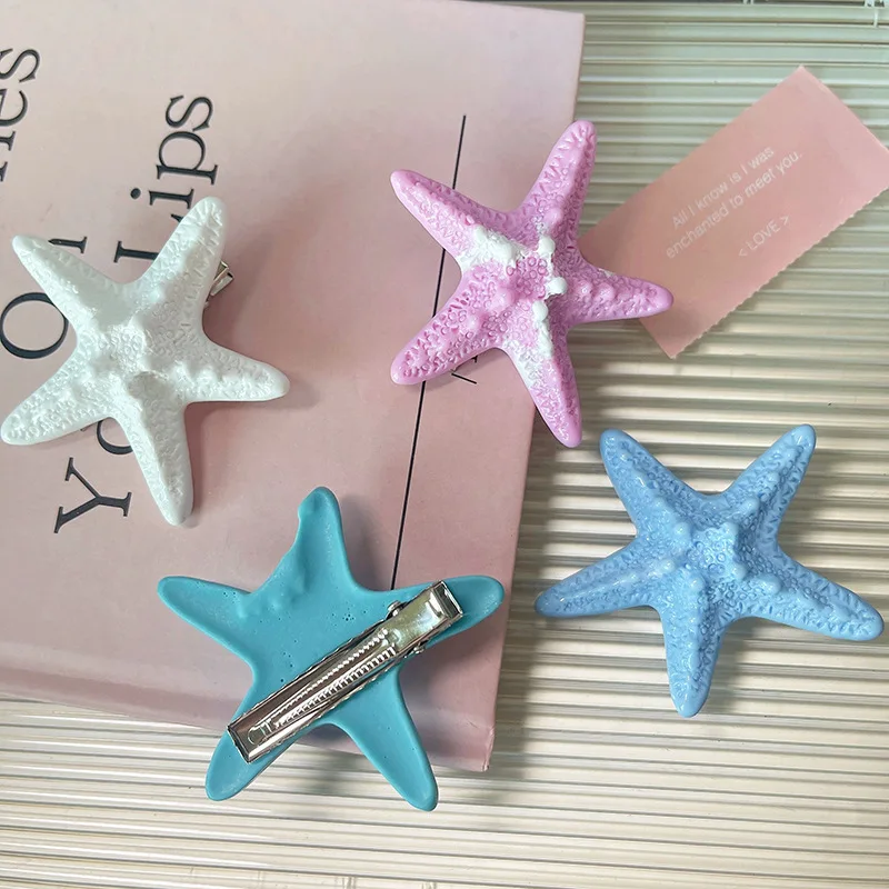 Starfish Accessories Hair Clips for Girls Women Princess Cute Duckbill Clip Kids Natural Color Headwear Accessories